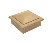 Крышка верхняя ПВХ для столба 125х125 Орех