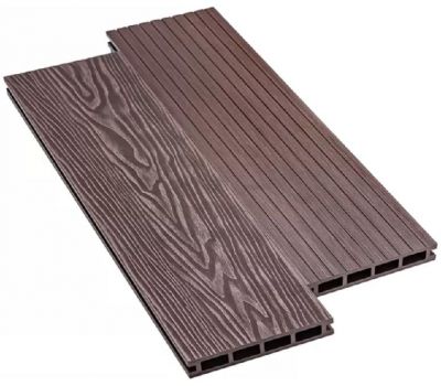 Террасная доска ДПК Praktik New - Венге от производителя  Deckart (Россия) по цене 580 р