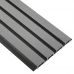 Реечная Фасадная панель Wood-X 219х26 (Шлифованная) Серый от производителя  EasyDecking по цене 837 р