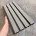 Реечная Фасадная панель Wood-X 219х26 (Шлифованная) Серый от производителя  EasyDecking по цене 837 р