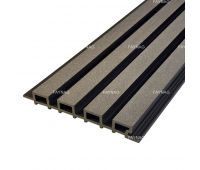 Доска Фасадная из ДПК Nika Рейка Венге Доска Фасадная из ДПК Nika Рейка Венге