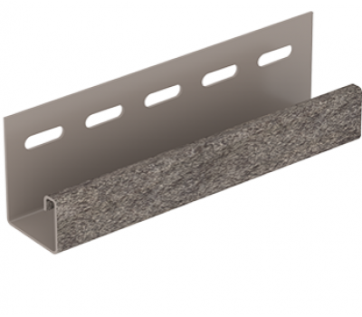 J-планка Стоун-хаус Сланец Бежевый от производителя  Ю-Пласт по цене 350 р