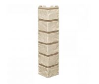 Угол наружный к Фасадным Панелям Vilo Brick Слоновая-кость