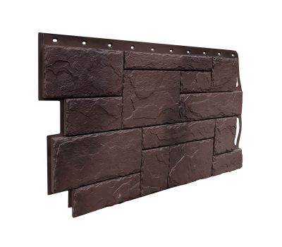 Фасадные панели (цокольный сайдинг) коллекция Камень Природный - Коричневый от производителя Fineber по цене 740 р Фасадные панели (цокольный сайдинг) коллекция Камень Природный - Коричневый от производителя Fineber по цене 740 р
