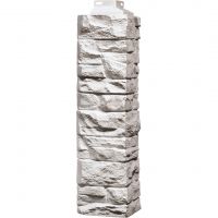 Угол наружный коллекция Скала Мелованный белый Угол наружный коллекция Скала Мелованный белый