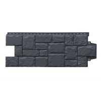 Фасадные панели Стандарт Крупный камень Графит