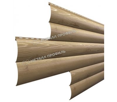 Металлический сайдинг Woodstock-Н-28х330 (ECOSTEEL_T-01-Сосна-0.5) от производителя  Металл Профиль по цене 1 550 р