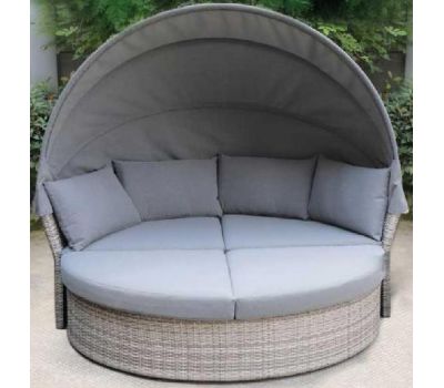 Трансформер-Диван плетеный из иск. ротанга AFM-325G Grey от производителя  Afina по цене 109 500 р