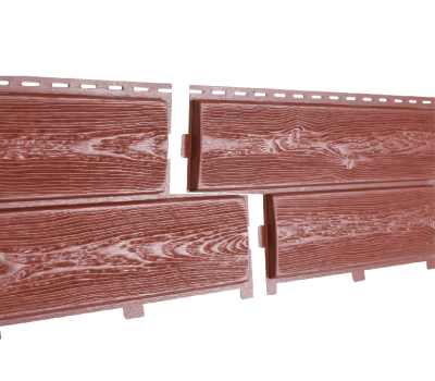 Фасадная панель Хокла Color - Брусника от производителя  Ю-Пласт по цене 0 р