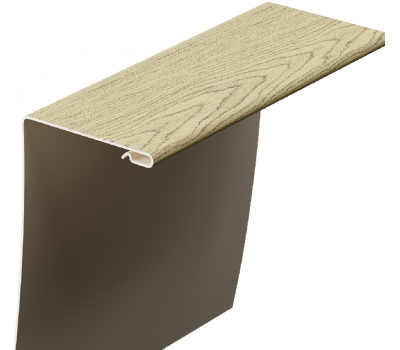 Околооконный профиль универсальный под дерево 89/254 мм Камчатский от производителя  Docke по цене 1 800 р