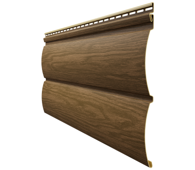 Виниловый сайдинг - серия LUX Блок-Хаус D4,7T,( под бревно) Миндаль от производителя  Docke по цене 525 р