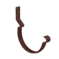Крюк крепления желоба короткий RAL 8017 Коричневый matt 150/100 Крюк крепления желоба короткий RAL 8017 Коричневый matt 150/100